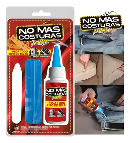 Pegamento Para Todo Tipo De Tela, No Mas Costuras