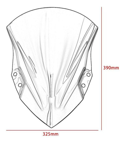 Parabrisas Ajustable Extensión Deflector / Frente Fumar