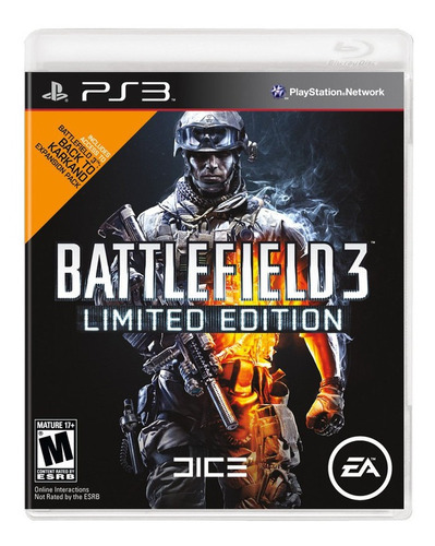 Battlefield 3 Limited Edition Ps3 Entrega Inmediata