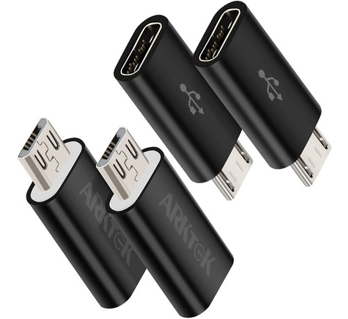 Adaptador Micro Usb A Usb-c Arktek | Paquete De 4 | LG Y ...