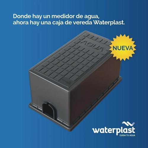 Caja Domiciliaria Vereda Medidor Agua Waterplast Aysa