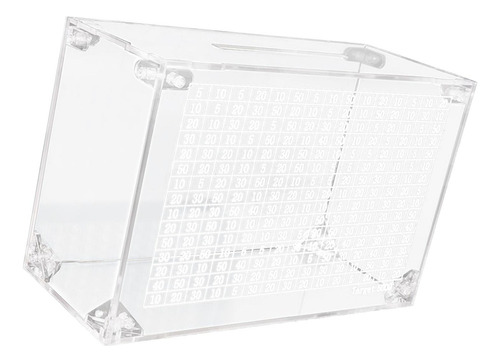 Nuevo Hucha De Acrílico Transparente, Caja De Ahorro De