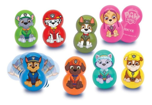 Paw Patrol - Pack X5 Pelotas Surtidas Figura Weebles - Pp012