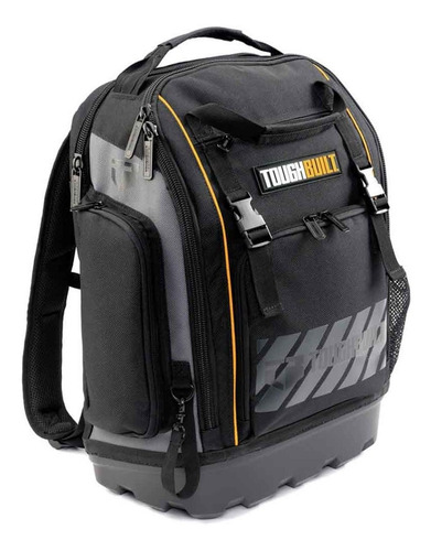 Mochila De Herramientas Laptop 31 Bolsillos 22kg Toughbuilt Color Negro