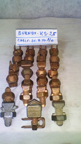 Conector De Bronce Ks25 (#4 Al #1/0)