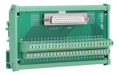 Placa Pcb Signals Breakout Db50 A Conector De Terminal