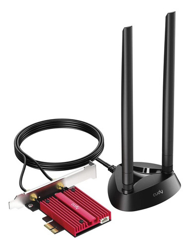 Placa de red Cudy Tarjeta Wifi WE4000 WLAN PCI express 2.402GB/s