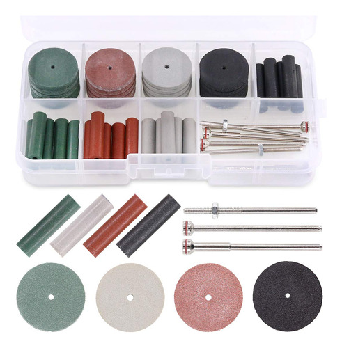 Swpeet Kit De 46 Ruedas De Pulido, 40 Piezas De 4 Colores Mi