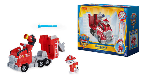 Paw Patrol Marshall Y Vehiculo Delux