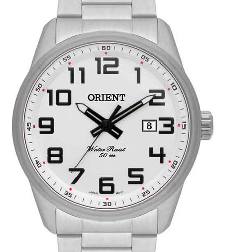 Relógio Orient Masculino Mbss1271 S2sx Prata Aço Analogico