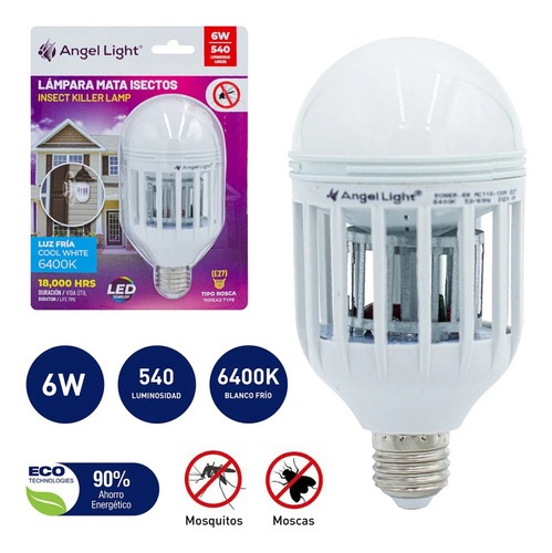 Bombillo Mata Insectos A105-lmsk-6w Angel Light