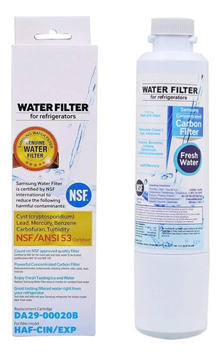 Filtro De Agua, Reemplazo Para Samsung Dab, Daa,nsf 53 Y 42 