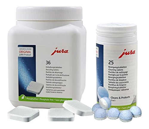 Jura Super Value Combo Pack 25 Mesas De Limpieza 36 Tabletas