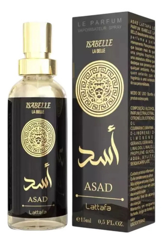 Perfume Masculino Asad 15ml Isabelle La Belle EDP Amadeirado