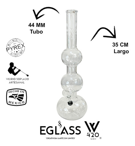 Bong Pyrex W420 Glass 03