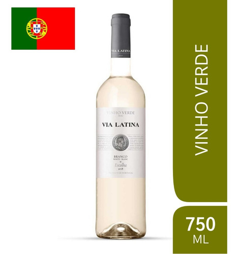 Imagem 2 de 3 de Vinho Verde Via Latina Escolha 750ml Portugues Envio Imediat