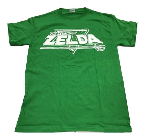 Playera Nintendo Verde The Legend Of Zelda Espada