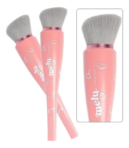Kit De Pincéis De Maquiagem Ruby Rose Melu Conjunto