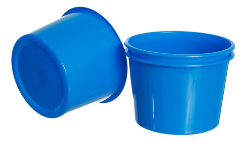 Kit 20 Balde De Pipoca 1,5 Litro Cor Azul-celeste
