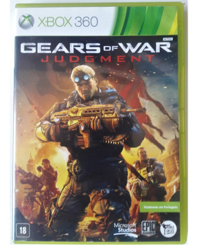Gears Of War Judgment Xbox 360 Físico - Em Português Lacrado