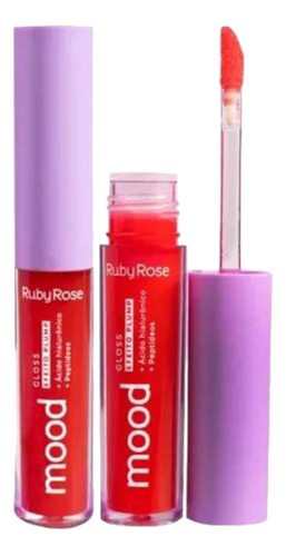 Gloss Labial Plump Aumenta Os Lábios Hialurônico Ruby Rose