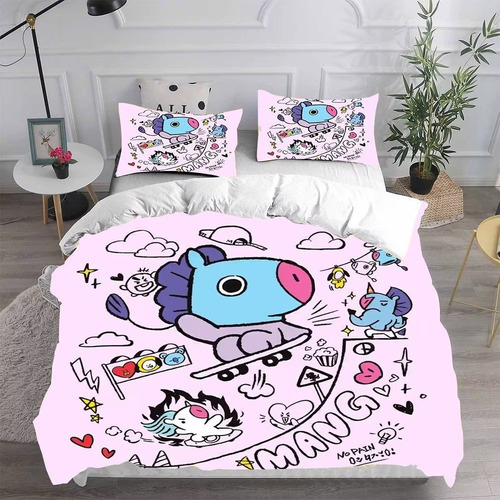 New Juego De Ropa De Cama Kpopbts J-hope Tama?o Doble 3