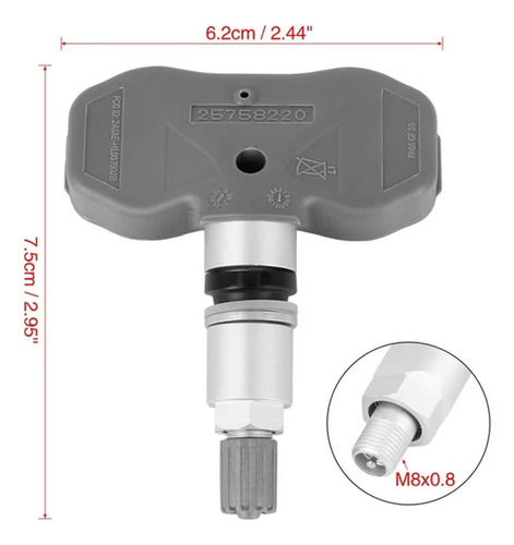 A Sensor De Presión De Neumãticos Tpms Para Chevrolet