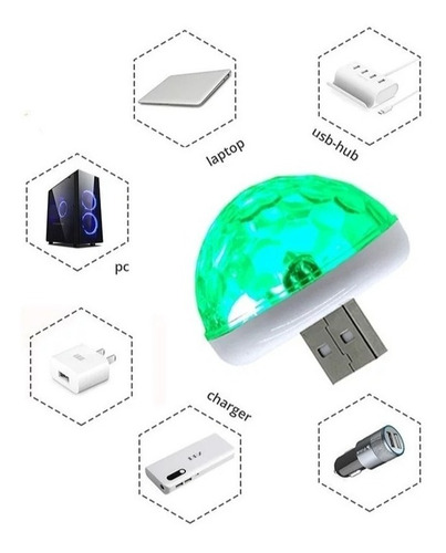 Mini Luz Rgb Kit De Iluminación Led Para Autos Y Accesorios