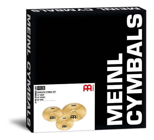 Set Platillos Meinl Hcs 14 16 20 + Hcs10 Splash + Funda