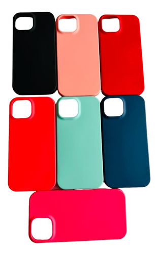Carcasa Funda Para iPhone 15 Plus Silicona Color