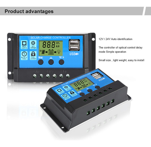 Controlador De Carga Y Descarga Solar De Carga Automática Lc