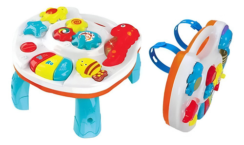 Mesa Piano De Juguete Interactivo 2 En 1 Oceano