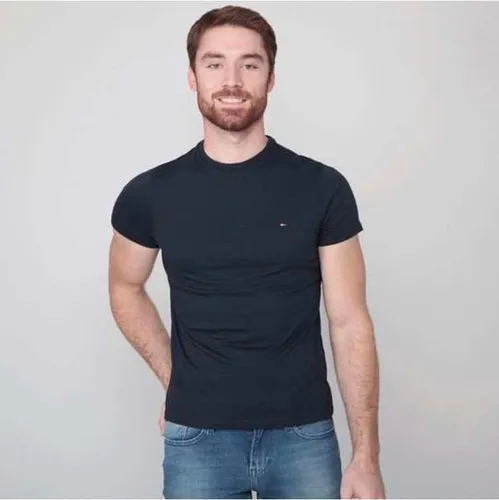 Playera basica tommy hilfiger sale