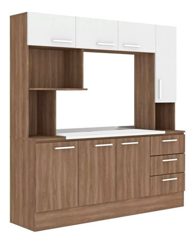 Cocina Compacta Alacena, Con Tapa Ciega Mueble Cocina