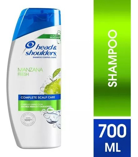  Shampoo Head & Shoulders Control Caspa Manzana Fresh 700 Ml