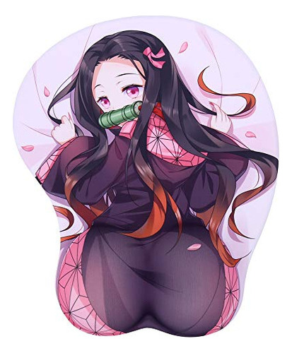 Mousepad Nezuko Demon Slayer-kamado 3d Anime Con