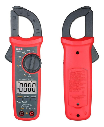 Imagen 2 de 3 de Pinza Voltiamperimetrica Unit Ut201+ True Rms 400a