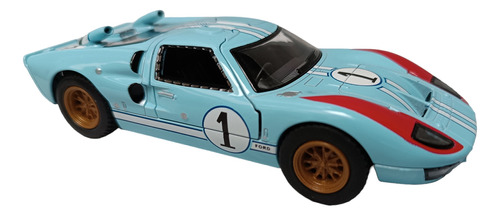 Ford Gt40 Mkii 1966, Escala 1/32, Kinsmart, 13cms Largo. 