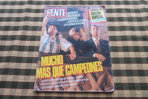 Revista Gente N°1303, Especial Mundial 1990, Impecable Estad