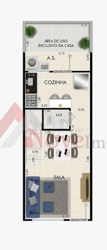 Imagem 5 de 8 de Casa Sobrado Para Venda, 2 Dormitório(s), 56.0m² - 993