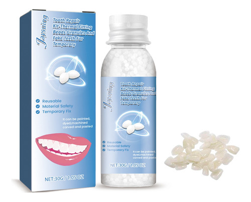 Kit De Dientes Postizos Temporal Reparación Falsos Dental