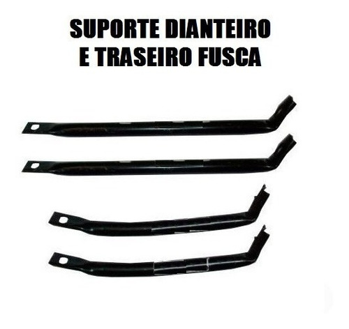 Kit Suporte Tubo De Apoio Parachoque Vw Fusca 1200/1300