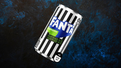 Refresco Fanta Beetlejuice Sabor Frutal Edición Limitada