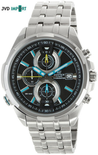 Reloj Casio Edifice Luz Led Efr-536d-1a2v - 100% Nuevo