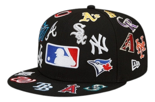 Gorra All Over Mlb Todos Los Logos, Calidad Original
