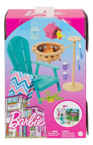 Muebles y accesorios Barbie Silla de patio trasero Hjv33 Mattel