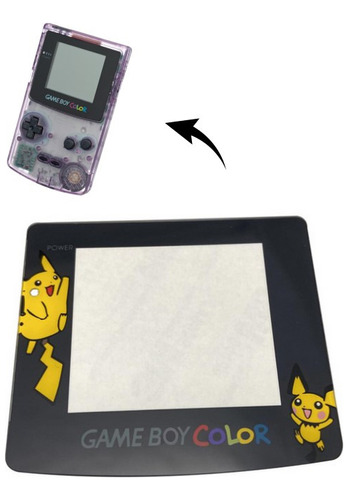 Plástico Frontal Lente Poke Compatible Con Gameboy Color Gbc