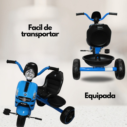Diverti Triciclo Motoneta Italian Diferentes Colores +3 Años