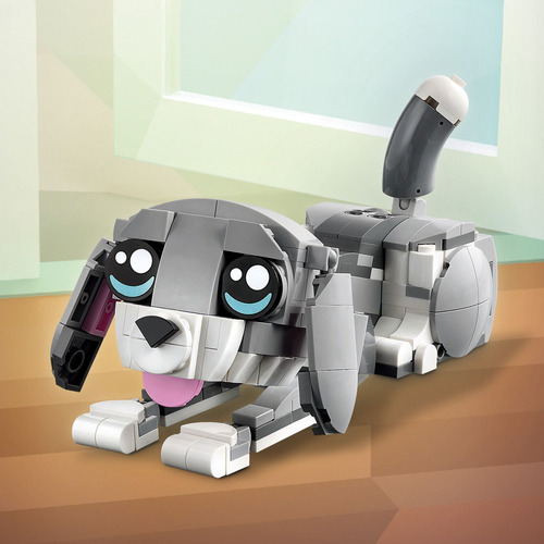 Kit Construcción Lego® Creator 3en1 Gato Perro Paloma 31163