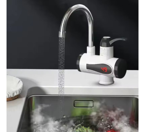 Torneira Bancada Elétrica Com Mostrador De Temperatura 220v